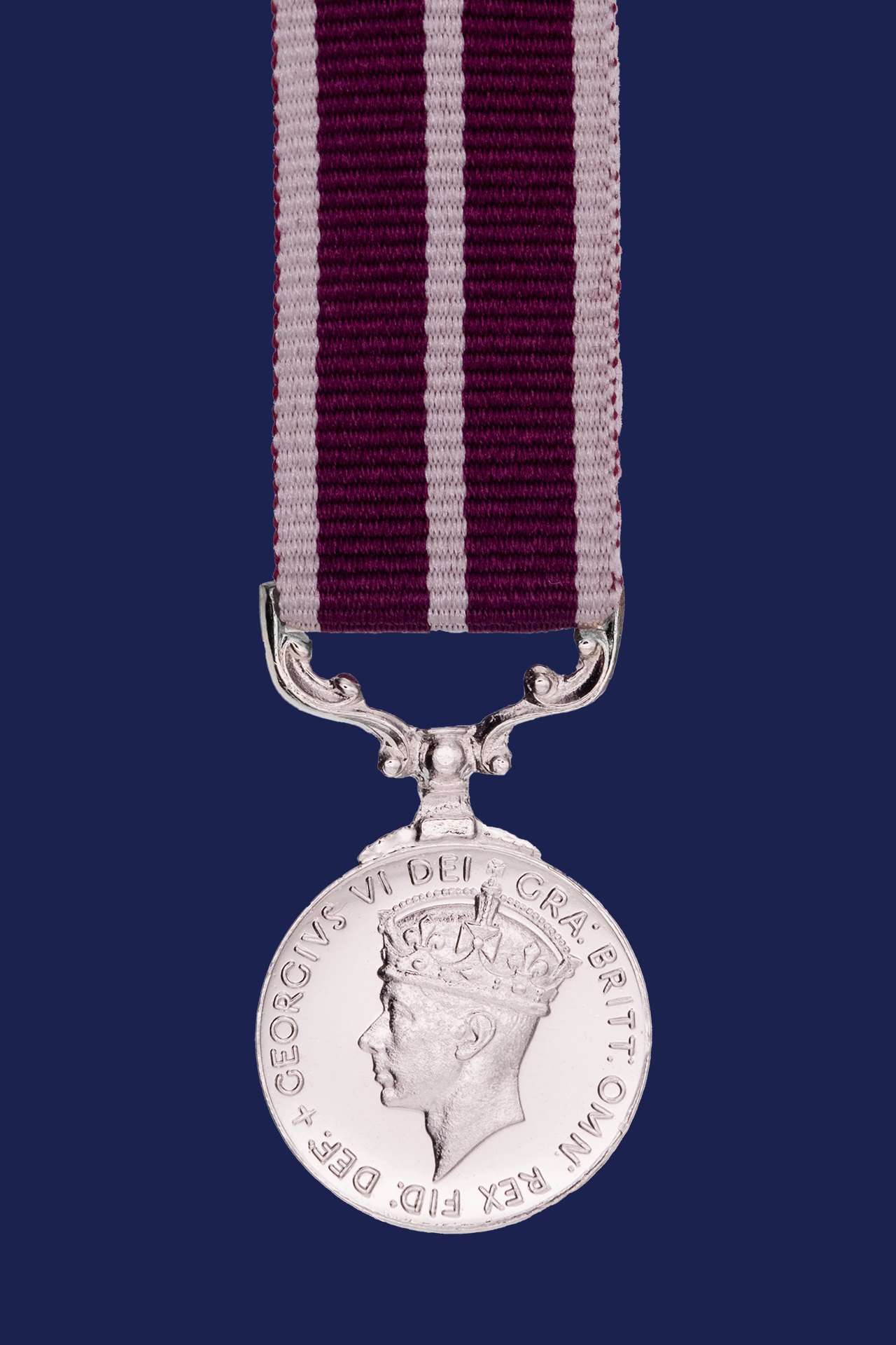 Worcestershire Medal Service: Meritorious Service Medal GVI (Crowned Head)