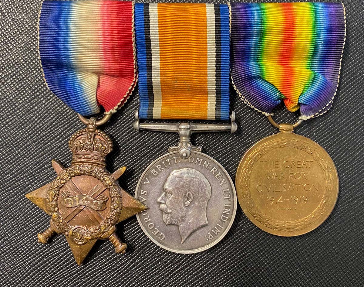Worcestershire Medal Service: 2/Lt W E Lea, Rifle Brigade
