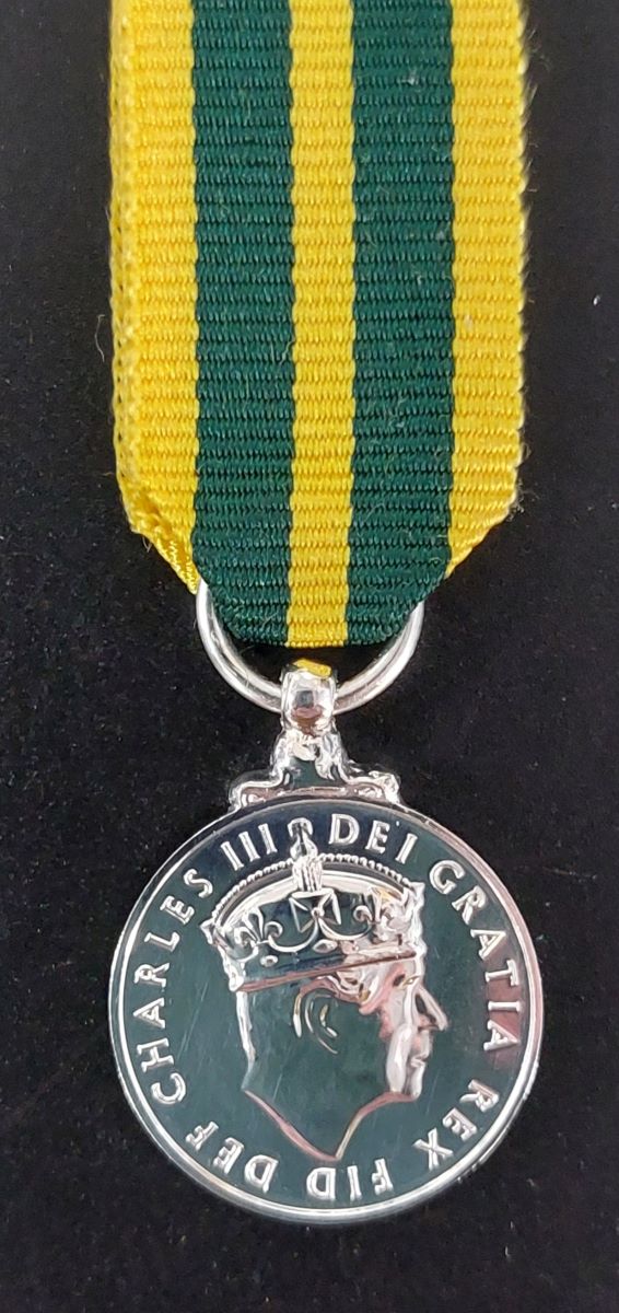 Kings Volunteer Reserves Medal Miniature Medal
