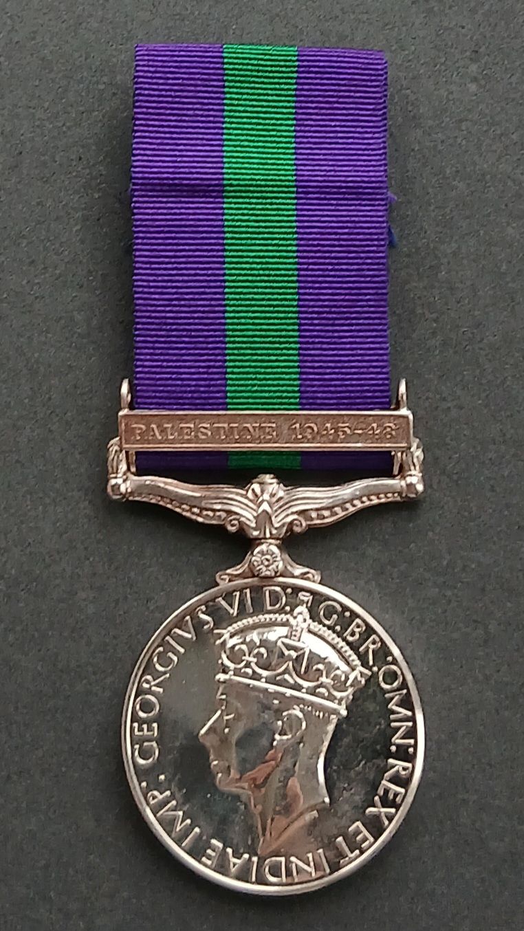 GSM Palestine 1945-48 - Hill - RAF