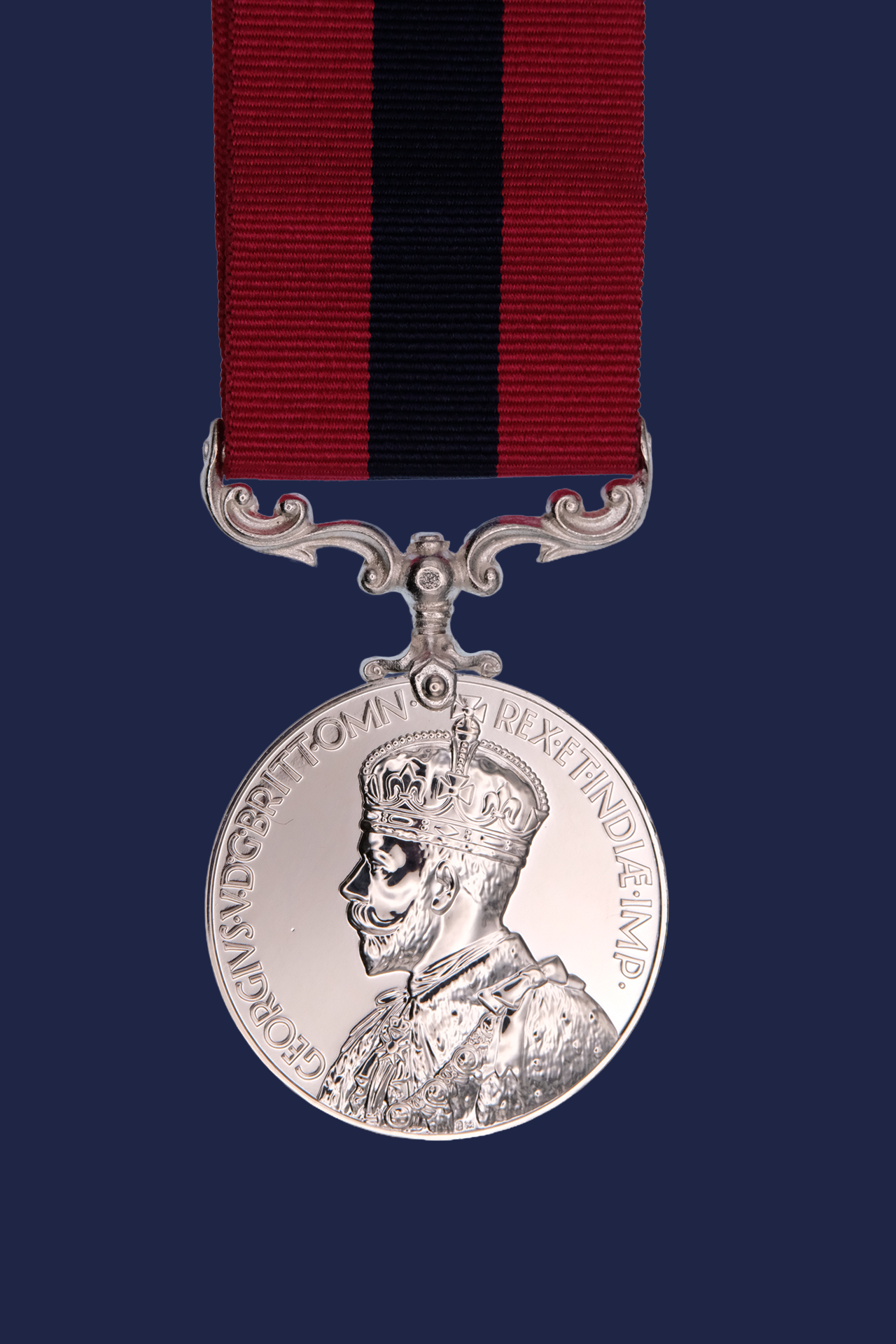 Worcestershire Medal Service: Distinguished Conduct Medal - GV (Crowned Head)