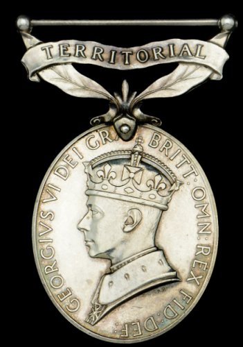 Worcestershire Medal Service: Efficiency Medal (Territorial) - Cole