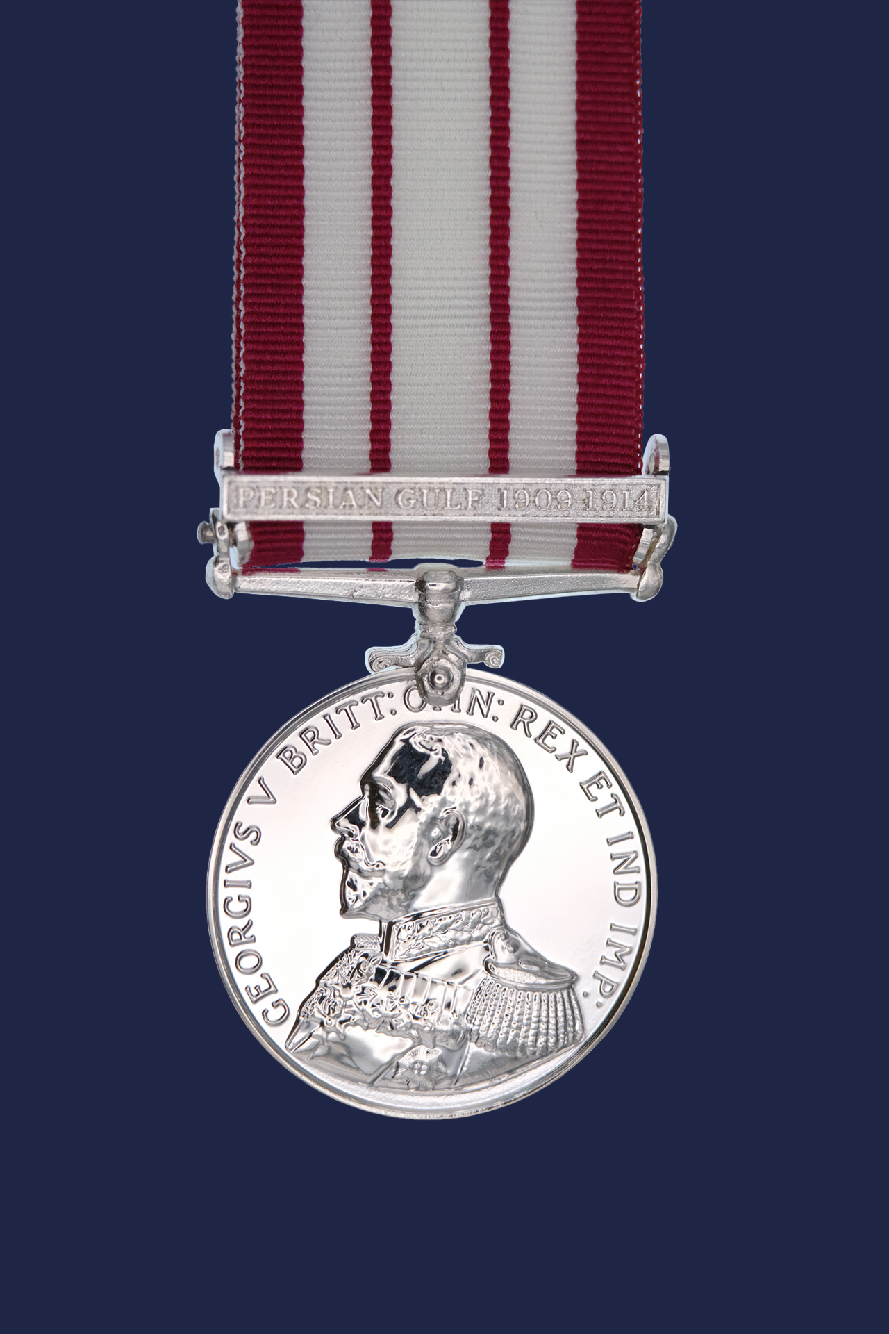 Worcestershire Medal Service: Naval GSM Persian Gulf 1909-1914