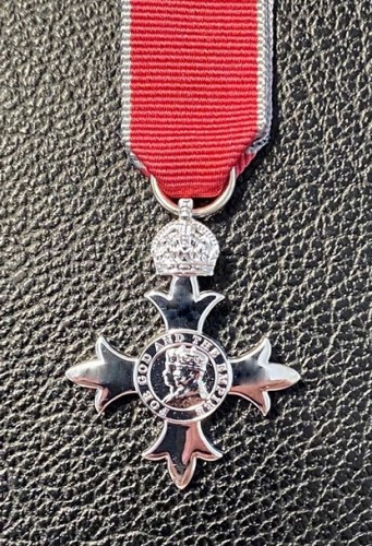 MBE (Civil) sterling silver Miniature Medal