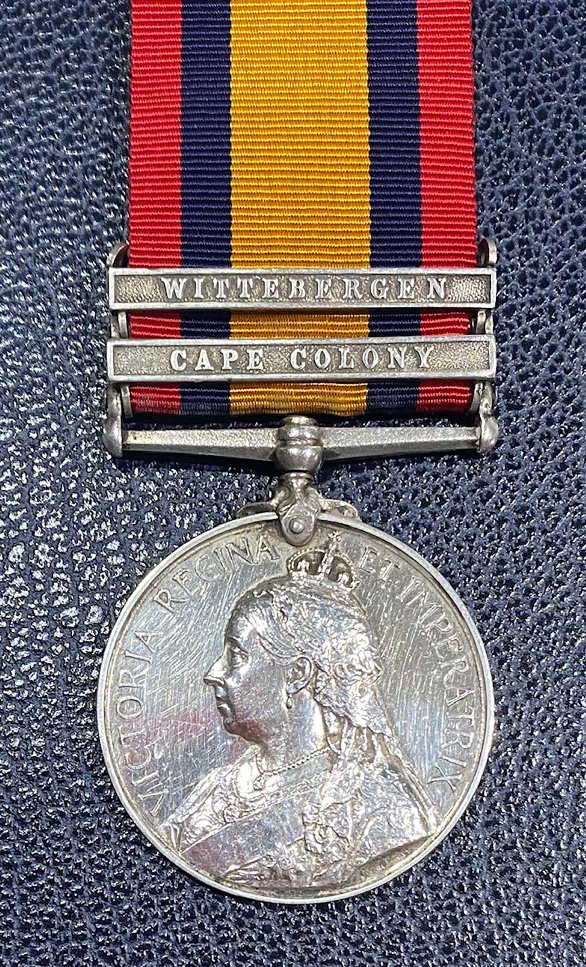 Worcestershire Medal Service: QSA 2 clasps Pte. T. Stewart 2nd Rl: Highrs: