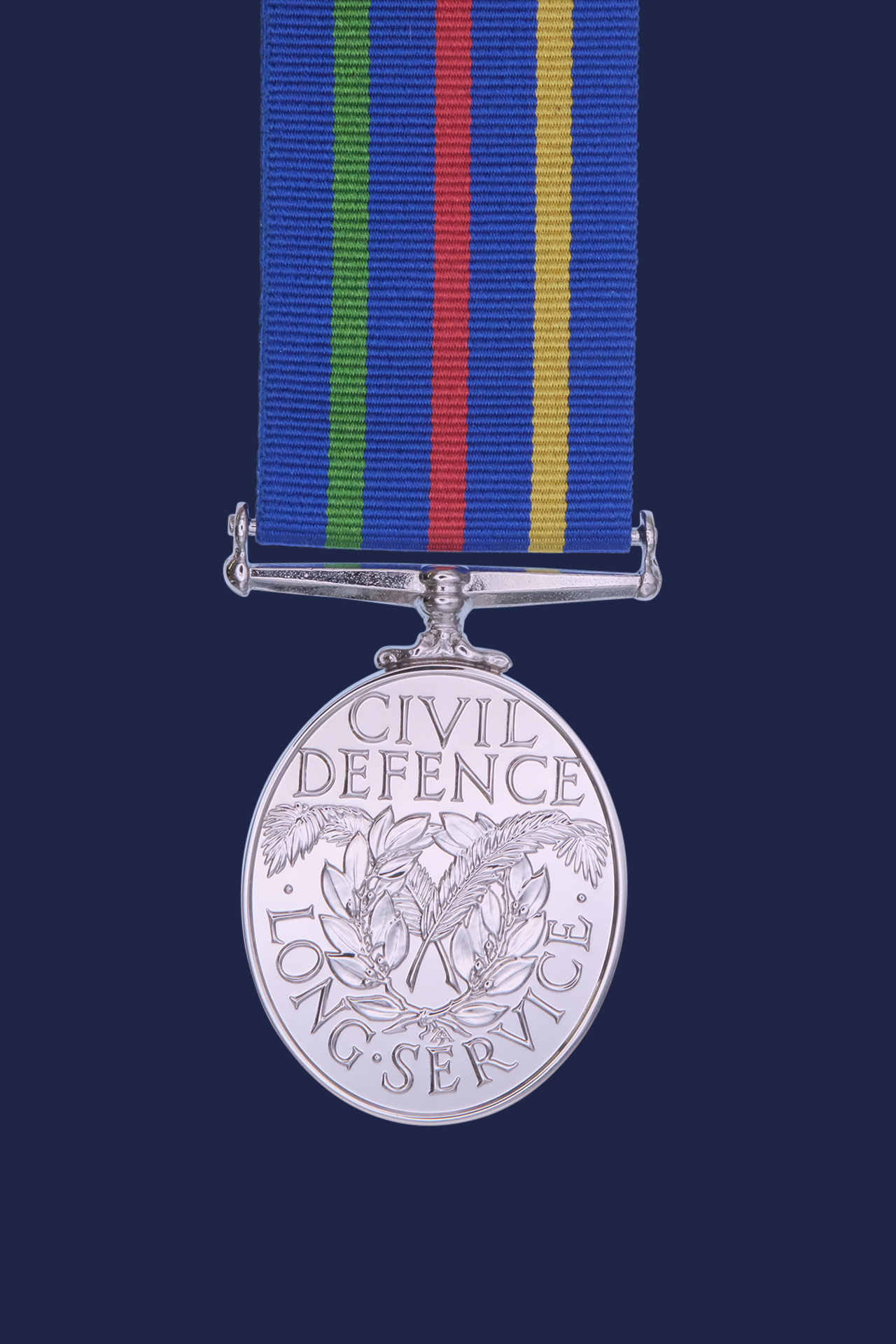 Civil Defence Long Service Medal - EIIR Post 1968
