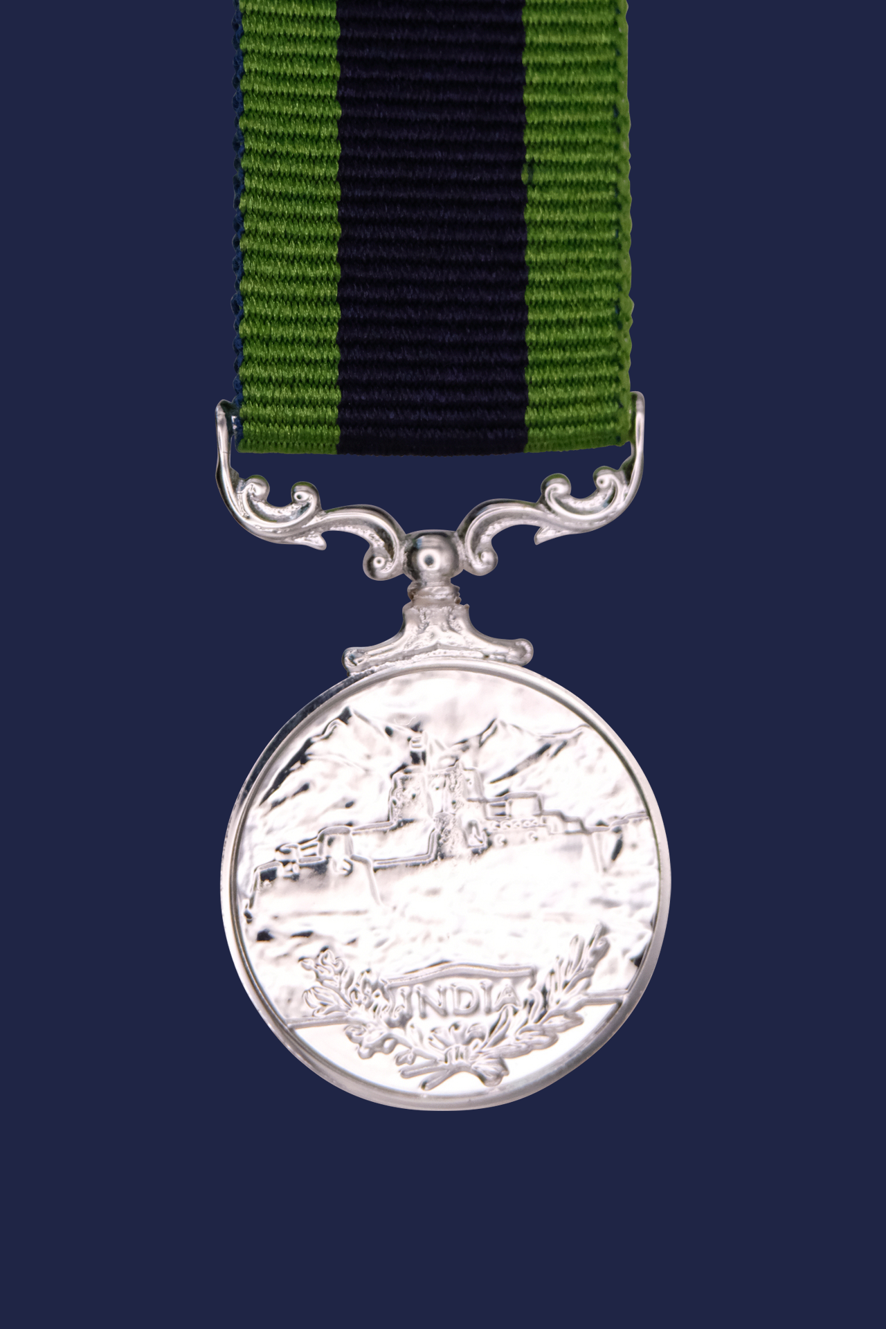 India General Service Medal 1908-35 (GV Kaiser i  Hind) Miniature Medal
