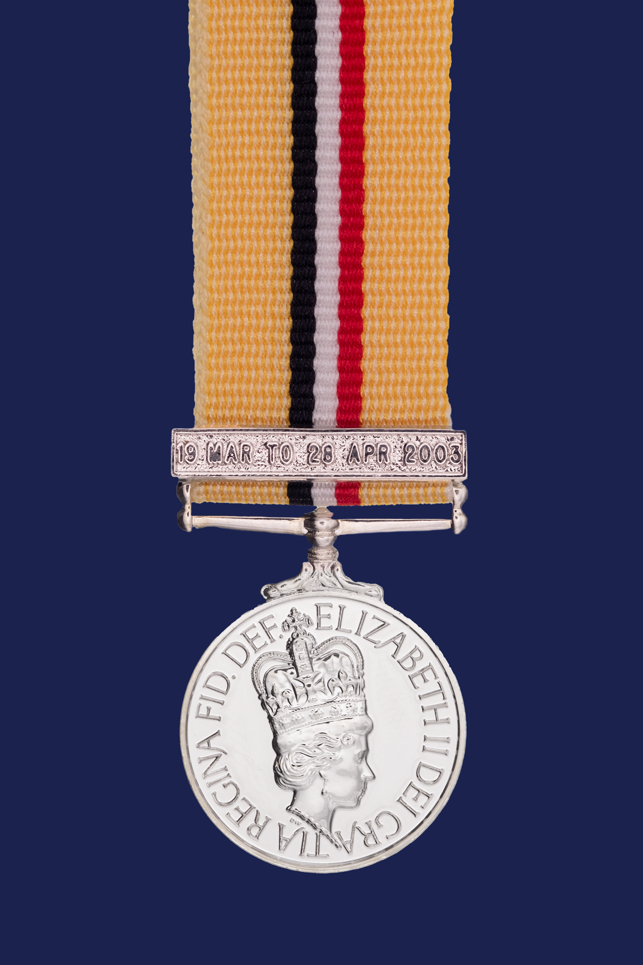 Worcestershire Medal Service: Iraq Medal (Op Telic) 19 Mar 28 Apr 2003