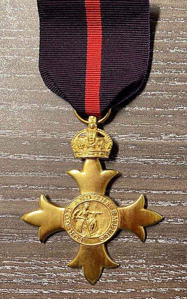 Worcestershire Medal Service: OBE (Military) 1st type