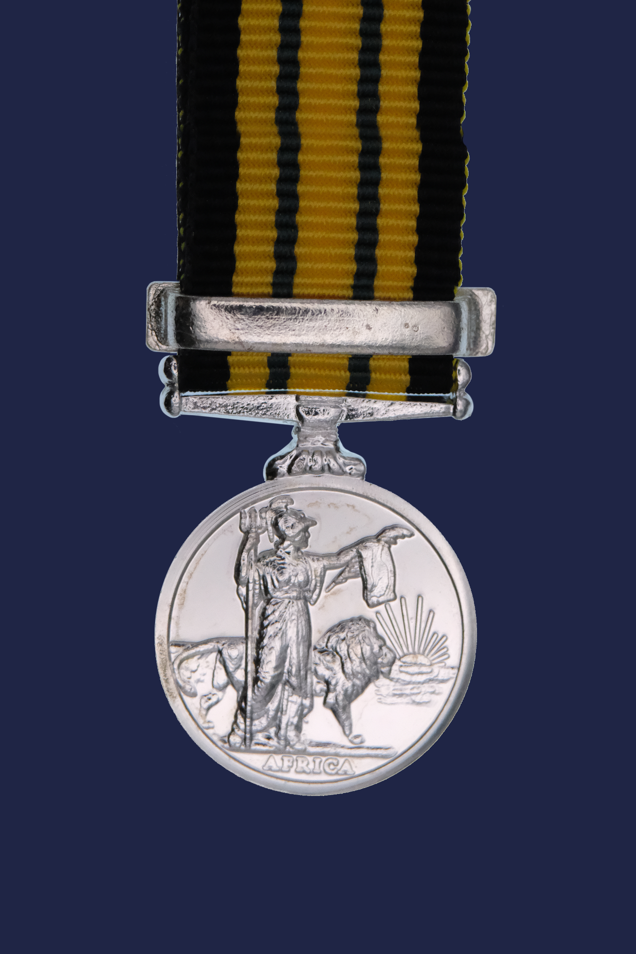 Africa GSM EIIR clasp Kenya (Dei Gratia)